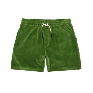 NEW OAS men's velour short in green